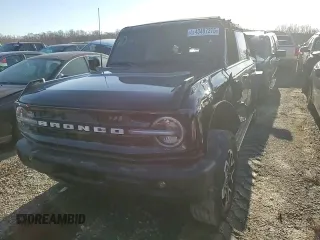 2024 Ford Bronco Outer Banks z VIN 1FMEE8BP6RLA07333, wystawiony jako Copart lot #50862875 z przebiegiem 11 348 mil mil oraz Szkoda całkowita • Salvage title. Historia ofert i sprzedaży dostępna na DreamBid. Obrazek 10.