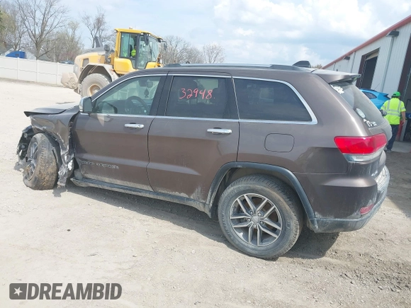 2018 Jeep Grand Cherokee Limited with VIN 1C4RJFBG9JC268479, listed as a IAAI auction lot 42032948 with 106,077 mi miles and . Bid and sale history available at DreamBid. Image 3.