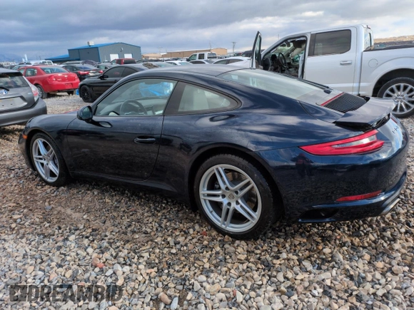 2017 Porsche 911 Carrera with VIN WP0AA2A96HS107967, listed as a Copart auction lot 48043775 with 57,235 mi miles and Salvage Title. Bid and sale history available at carsss.com. Image 2.