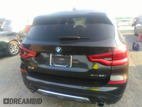2020 BMW X3 xDrive30i with VIN 5UXTY5C09L9D66653, listed as a IAAI auction lot 40030845 with 38,965 mi miles and . Bid and sale history available at DreamBid. Image 16.