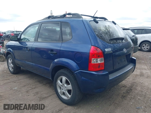 2007 Hyundai Tucson GLS with VIN KM8JM12B37U504070, listed as a IAAI auction lot 42037713 with 118,102 mi miles. Bid and sale history available at carsss.com. Image 14.
