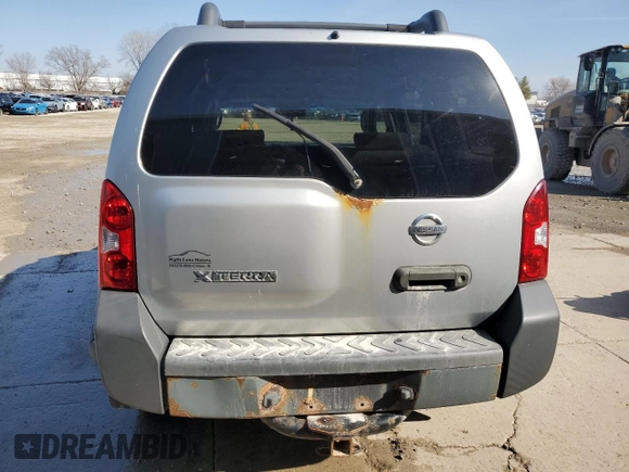2005 Nissan Xterra S with VIN 5N1AN08W35C606554, listed as a Copart auction lot 47247745 with 181,480 mi miles and Salvage Title. Bid and sale history available at DreamBid. Image 6.