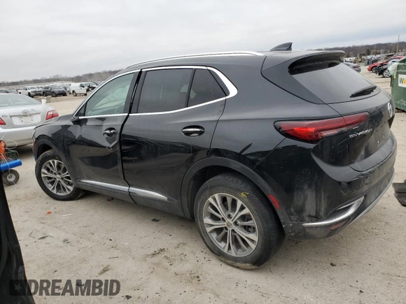 2023 Buick Envision Preferred with VIN LRBAZLR46PD055412, listed as a Copart auction lot 43463655 with 22,972 mi miles and Non Repairable. Bid and sale history available at carsss.com. Image 2.