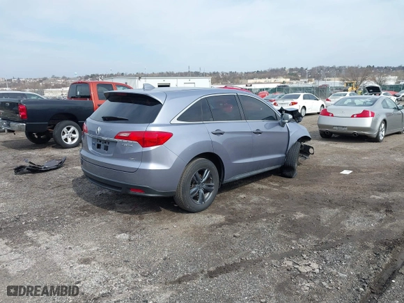 2015 Acura RDX Tech Pkg with VIN 5J8TB4H58FL025008, listed as a IAAI auction lot 41845178 with 99,847 mi miles. Bid and sale history available at carsss.com. Image 4.