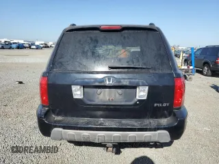 2005 Honda Pilot EX-L with VIN 2HKYF18565H550322, listed as a Copart auction lot 51981245 with 244,692 mi miles and Clean Title. Bid and sale history available at carsss.com. Image 6.