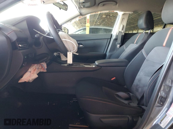 2021 Nissan Sentra SR with VIN 3N1AB8DV5MY308945, listed as a Copart auction lot 46345205 with 33,674 mi miles and Salvage Title. Bid and sale history available at DreamBid. Image 7.