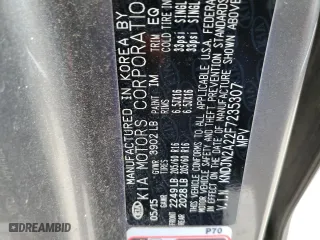 2015 Kia Soul with VIN KNDJN2A22F7235307, listed as a Copart auction lot 64617672 with 125,371 mi miles and Clean Title. Bid and sale history available at carsss.com. Image 10.