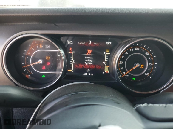 2023 Jeep Gladiator Freedom с VIN 1C6HJTAG2PL519578, выставлен на аукционе Copart как лот 53011865 с пробегом 41 914 миль миль и Списание • Salvage title. История ставок и продаж доступна на DreamBid. Изображение 9.