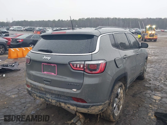 2019 Jeep Compass Limited with VIN 3C4NJCCB8KT793507, listed as a IAAI auction lot 41610732 with 114,794 mi miles. Bid and sale history available at carsss.com. Image 4.