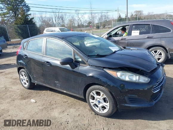 2016 Ford Fiesta SE with VIN 3FADP4EJ5GM153945, listed as a IAAI auction lot 41829241 with 157,597 mi miles. Bid and sale history available at carsss.com. Image 1.