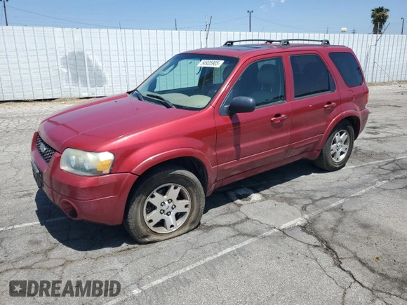 2005 Ford Escape Limited with VIN 1FMCU94185KD75148, listed as a Copart auction lot 54935905 with 148,888 mi miles and Salvage title. Bid and sale history available at DreamBid. Image 1.