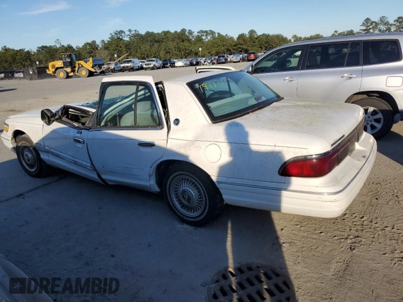 1996 Mercury Grand Marquis GS with VIN 2MELM74W8TX691985, listed as a Copart auction lot 79497184 with 159,165 mi miles and Non Repairable. Bid and sale history available at DreamBid. Image 2.