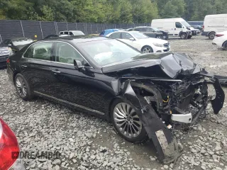 2019 Genesis G90 3.3T Premium with VIN KMHG34JA8KU050754, listed as a Copart auction lot 72037554 with 52,318 mi miles and Salvage Title. Bid and sale history available at carsss.com. Image 4.