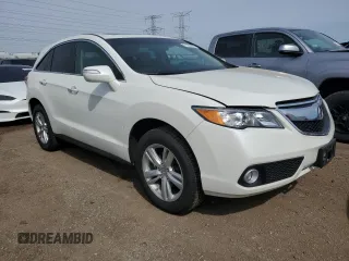 2015 Acura RDX Tech Pkg with VIN 5J8TB4H54FL008173, listed as a Copart auction lot 51183155 with 104,142 mi miles and Salvage Title. Bid and sale history available at carsss.com. Image 4.