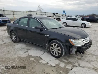 2008 Ford Taurus SEL with VIN 1FAHP24W98G186249, listed as a Copart auction lot 50456075 with 88,291 mi miles and Salvage Title. Bid and sale history available at DreamBid. Image 4.