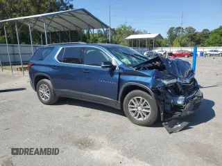 2023 Chevrolet Traverse LT Cloth with VIN 1GNERGKW6PJ279388, listed as a Copart auction lot 52781785 with Not provided miles and Salvage title. Bid and sale history available at DreamBid. Image 4.