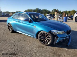 2019 BMW M2 Competition with VIN WBS2U7C52K7D01646, listed as a Copart auction lot 43097434 with 26,312 mi miles. Bid and sale history available at carsss.com. Image 4.