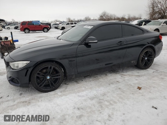 2014 BMW 4 Series 428i xDrive with VIN WBA3N5C52EF717276, listed as a Copart auction lot 43436715 with 200,942 mi miles and Salvage Title. Bid and sale history available at DreamBid. Image 1.