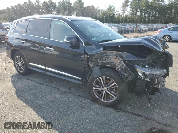 2019 Infiniti QX60 Luxe with VIN 5N1DL0MM1KC519125, listed as a Copart auction lot 49373635 with 71,673 mi miles and Salvage Title. Bid and sale history available at DreamBid. Image 4.