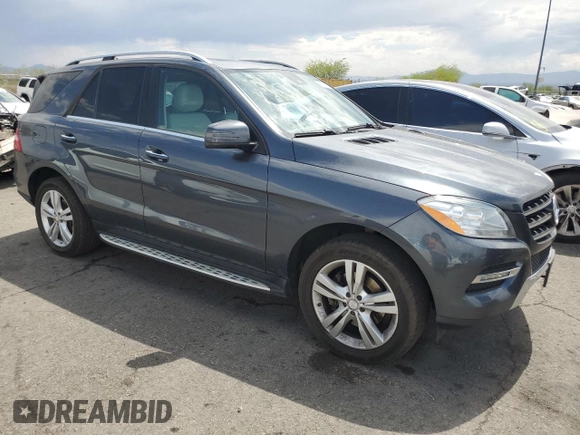 2015 Mercedes-Benz M 350 with VIN 4JGDA5HB2FA549912, listed as a Copart auction lot 62878535 with 165,125 mi miles and Clean title. Bid and sale history available at DreamBid. Image 4.