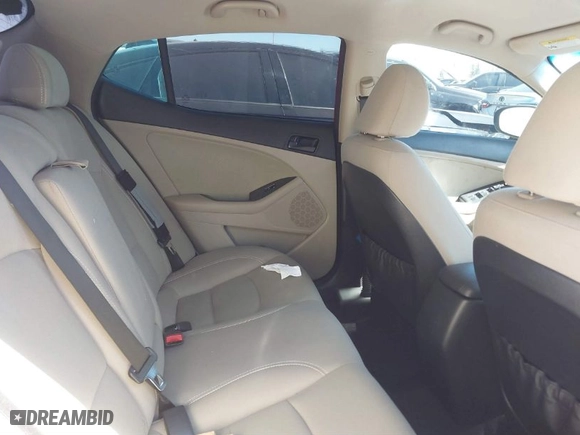 2015 Kia Optima LX with VIN 5XXGM4A70FG503492, listed as a IAAI auction lot 41706213 with 1 mi miles. Bid and sale history available at carsss.com. Image 8.