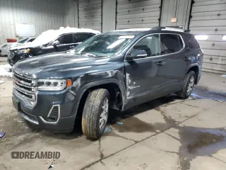 2020 GMC Acadia SLT with VIN 1GKKNULS5LZ215702, listed as a Copart auction lot 45477075 with 60,349 mi miles and Salvage Title. Bid and sale history available at DreamBid. Image 1.