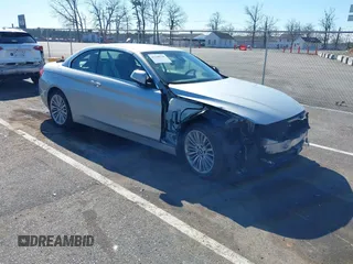 2015 BMW 4 Series 435i xDrive with VIN WBA3T7C50FPW79740, listed as a IAAI auction lot 41740148 with 90,205 mi miles and . Bid and sale history available at carsss.com. Image 1.