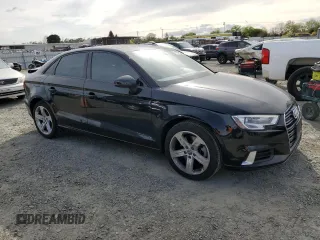 2017 Audi A3 Sedan Premium with VIN WAUB8GFF5H1019443, listed as a Copart auction lot 51184725 with 108,134 mi miles and Salvage Title. Bid and sale history available at carsss.com. Image 4.