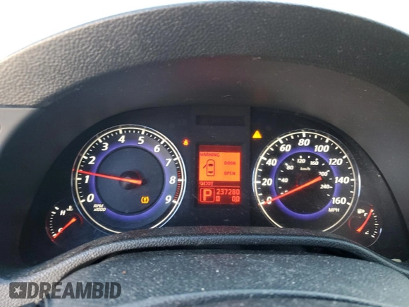 2008 Infiniti G35 x with VIN JNKBV61F68M265265, listed as a Copart auction lot 75048584 with 237,280 mi miles and Clean Title. Bid and sale history available at DreamBid. Image 9.