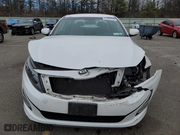 2015 Kia Optima LX with VIN KNAGM4A77F5597792, listed as a Copart auction lot 41701215 with 66,135 mi miles and Salvage Title. Bid and sale history available at carsss.com. Image 5.