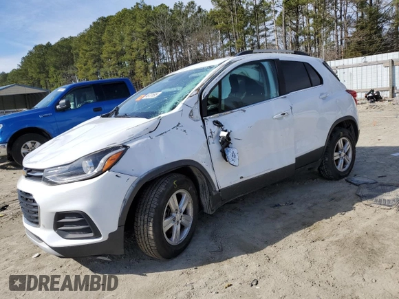 2018 Chevrolet Trax LT with VIN 3GNCJPSBXJL147567, listed as a Copart auction lot 46701695 with 60,943 mi miles and Salvage Title. Bid and sale history available at carsss.com. Image 1.