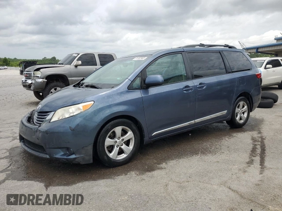 2015 Toyota Sienna LE AAS with VIN 5TDKK3DC5FS596673, listed as a Copart auction lot 61382965 with 176,447 mi miles and Salvage title. Bid and sale history available at DreamBid. Image 1.