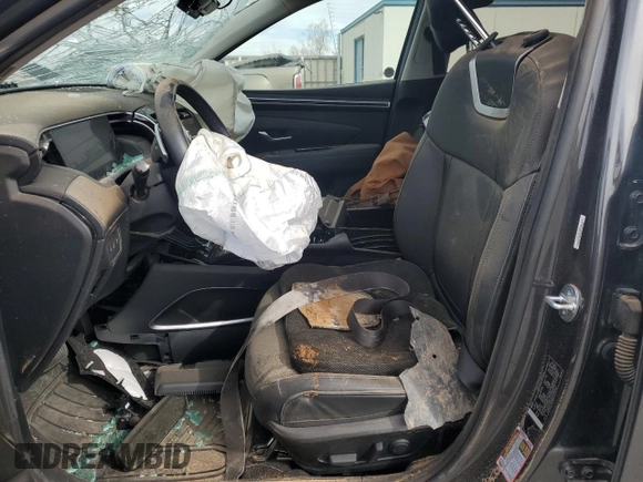 2024 Hyundai Tucson Limited z VIN 5NMJE3DE6RH298029, wystawiony jako Copart lot #88280705 z przebiegiem 12 069 mil mil oraz Szkoda całkowita • Salvage title. Historia ofert i sprzedaży dostępna na DreamBid. Obrazek 7.