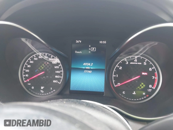 2019 Mercedes-Benz C 43 AMG with VIN 55SWF6EB9KU291767, listed as a IAAI auction lot 41584111 with 77,740 mi miles and . Bid and sale history available at DreamBid. Image 7.