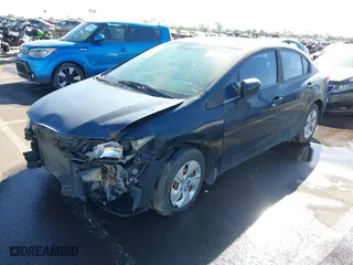 2014 Honda Civic Sedan LX with VIN 2HGFB2F5XEH548773, listed as a IAAI auction lot 40946693 with 115,114 mi miles. Bid and sale history available at carsss.com. Image 17.