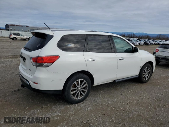 2013 Nissan Pathfinder S with VIN 5N1AR2MM6DC664306, listed as a Copart auction lot 45597835 with 176,144 mi miles and Clean Title. Bid and sale history available at carsss.com. Image 3.