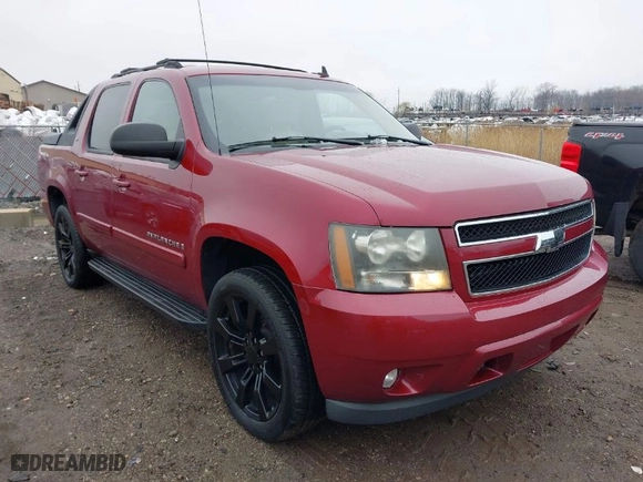 2007 Chevrolet Avalanche LTZ with VIN 3GNFK12327G250385, listed as a IAAI auction lot 42017322 with 243,674 mi miles. Bid and sale history available at carsss.com. Image 1.