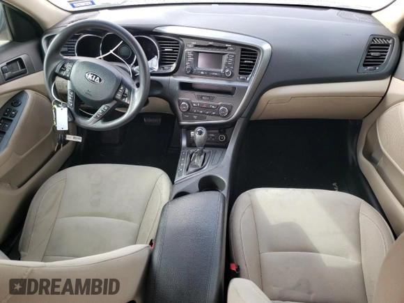 2013 Kia Optima LX with VIN 5XXGM4A70DG243690, listed as a Copart auction lot 48791165 with 0 mi miles and Salvage Title. Bid and sale history available at carsss.com. Image 8.