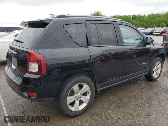 2017 Jeep Compass Sport SE with VIN 1C4NJDBB7HD173530, listed as a Copart auction lot 55295085 with 112,391 mi miles and Salvage title. Bid and sale history available at DreamBid. Image 3.
