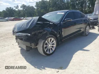 2024 Cadillac CT5 Luxury с VIN 1G6DW5RK5R0124833, выставлен на аукционе Copart как лот 62564965 с пробегом 16 986 миль миль и На запчасти • Non repairable. История ставок и продаж доступна на DreamBid. Изображение 1.