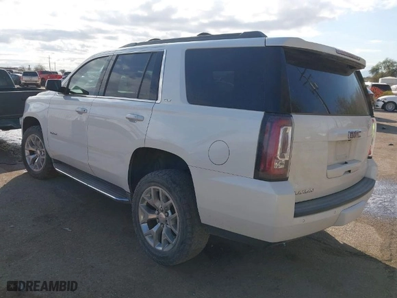 2017 GMC Yukon SLT with VIN 1GKS2BKC7HR376552, listed as a IAAI auction lot 41450226 with 124,590 mi miles. Bid and sale history available at carsss.com. Image 3.