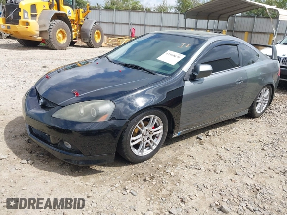 2006 Acura RSX with VIN JH4DC54816S007475, listed as a IAAI auction lot 41960639 with 230,939 mi miles. Bid and sale history available at carsss.com. Image 2.