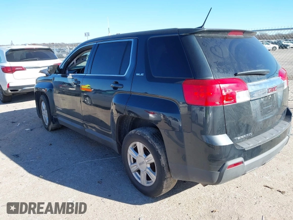 2014 GMC Terrain SLE with VIN 2GKALMEK9E6150768, listed as a IAAI auction lot 41162267 with Not Provided miles. Bid and sale history available at carsss.com. Image 3.