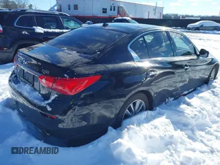 2016 Infiniti Q50 2.0t Premium with VIN JN1CV7AR0GM253412, listed as a IAAI auction lot 41223814 with 45,185 mi miles. Bid and sale history available at carsss.com. Image 4.