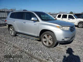 2012 Toyota Highlander Limited with VIN 5TDYK3EH0CS081001, listed as a Copart auction lot 48960305 with 219,718 mi miles and Salvage title. Bid and sale history available at DreamBid. Image 4.
