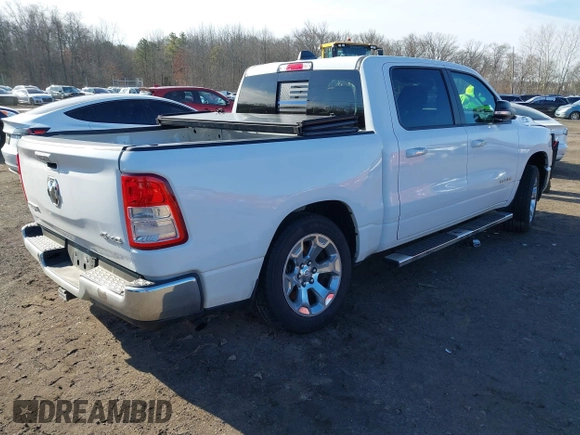 2019 Ram 1500 Big Horn/Lone Star with VIN 1C6RRFFG7KN646220, listed as a IAAI auction lot 41590713 with 115,807 mi miles. Bid and sale history available at carsss.com. Image 4.