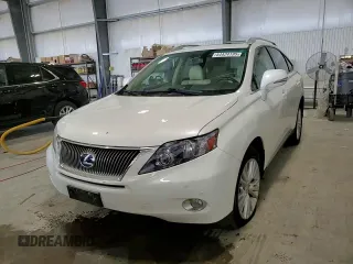 2010 Lexus RX 450h with VIN JTJBC1BAXA2401134, listed as a Copart auction lot 54424195 with 124,077 mi miles and Salvage Title. Bid and sale history available at DreamBid. Image 14.