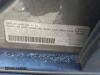 2012 Audi A4 2.0T Premium Plus with VIN WAUFFAFL0CN015747, listed as a Copart auction lot 48226435 with 153,734 mi miles and Salvage Title. Bid and sale history available at carsss.com. Image 12.