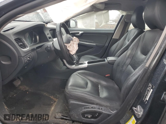 2016 Volvo S60 T5 Premier with VIN YV1612TK5G2402797, listed as a Copart auction lot 50015245 with 62,844 mi miles and Salvage Title. Bid and sale history available at carsss.com. Image 7.