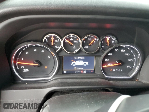 2022 Chevrolet Silverado 3500HD Work Truck with VIN 1GC4YSEY4NF364107, listed as a Copart auction lot 73045214 with 21,487 mi miles and Salvage Title. Bid and sale history available at carsss.com. Image 9.